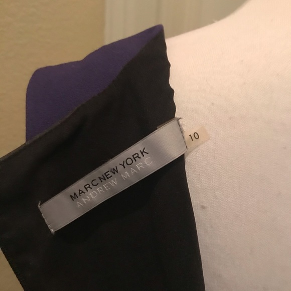 Marc New York purple/black/gray career dress - Picture 5 of 5